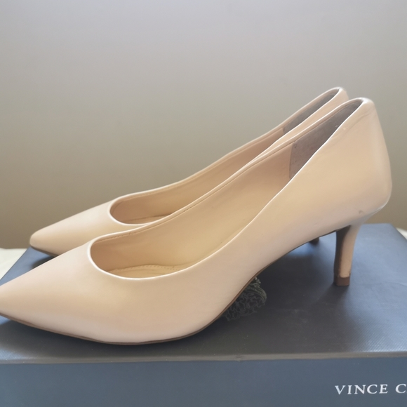 Vince Camuto Shoes - Vince Camuto Jaynita cream heels